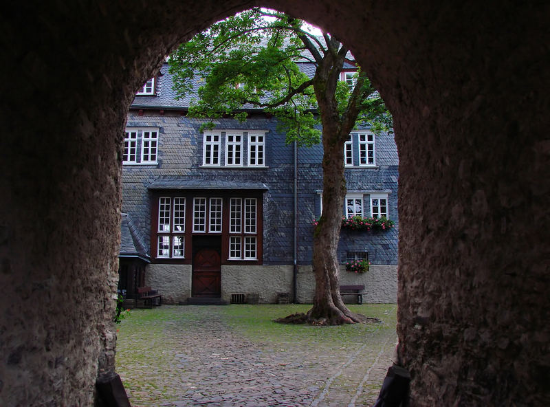 Oberes Schloss Siegen Innenhof