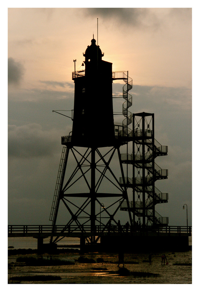 Obereversand in der Abenddämmerung