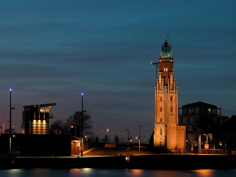 Oberfeuer Bremerhaven - Simon-Loschen-Leuchtturm