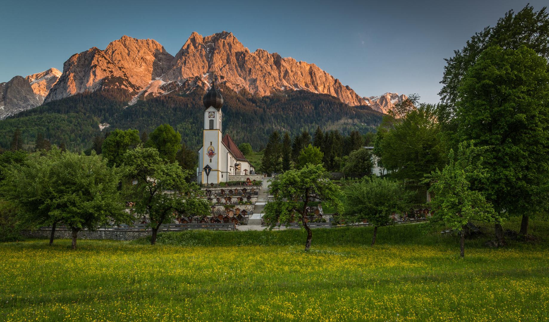 Obergrainau am Abend