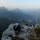 oberhalb der Cima SAT Riva del Garda