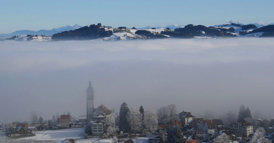 Oberhalb der Nebelgrenze