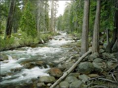 Oberhalb der Nevada Falls