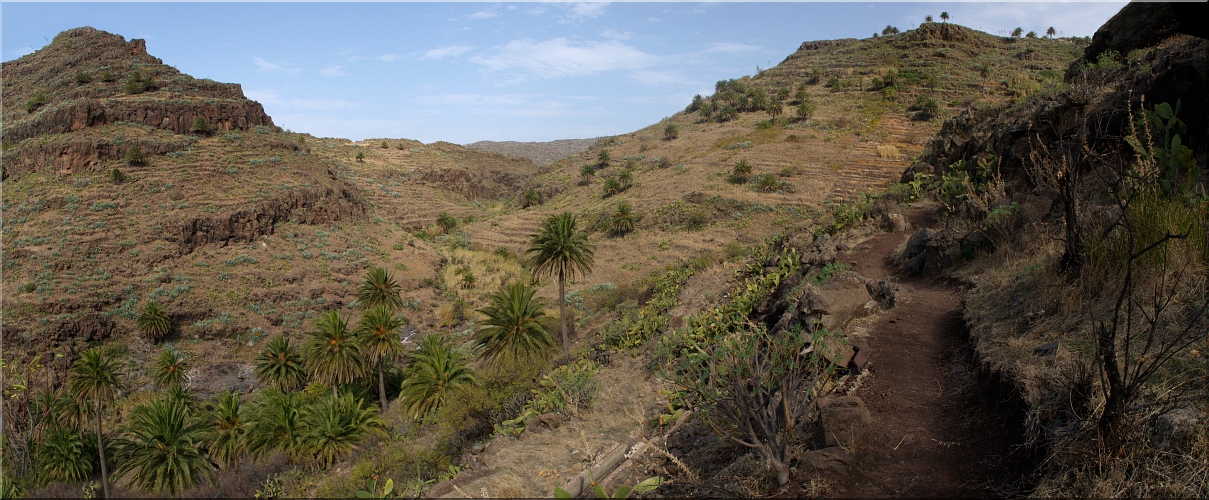 Oberhalb des Barranco de Argaga