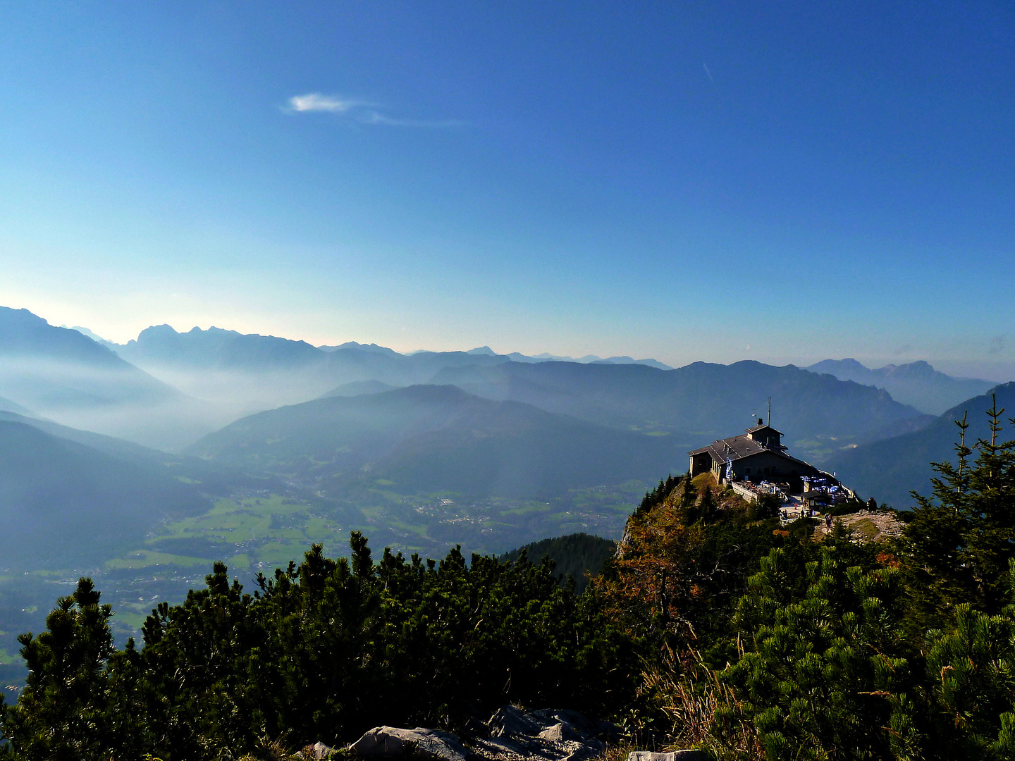 Oberhalb des Kehlsteinhauses