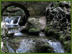 Oberhalb des Uracher Wasserfalls