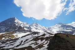 oberhalb von Wengen