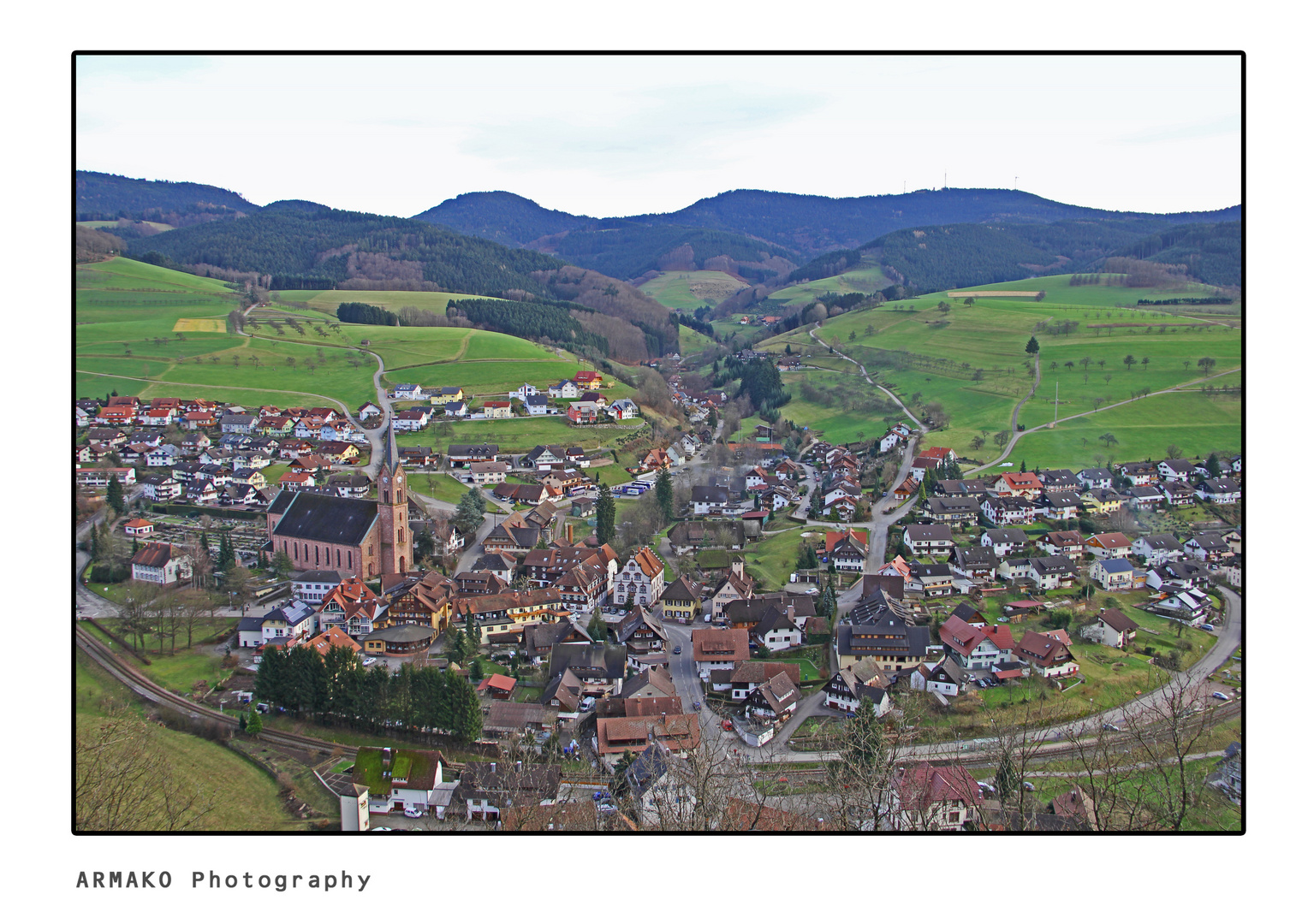 Oberharmersbach vom Katzenstein!