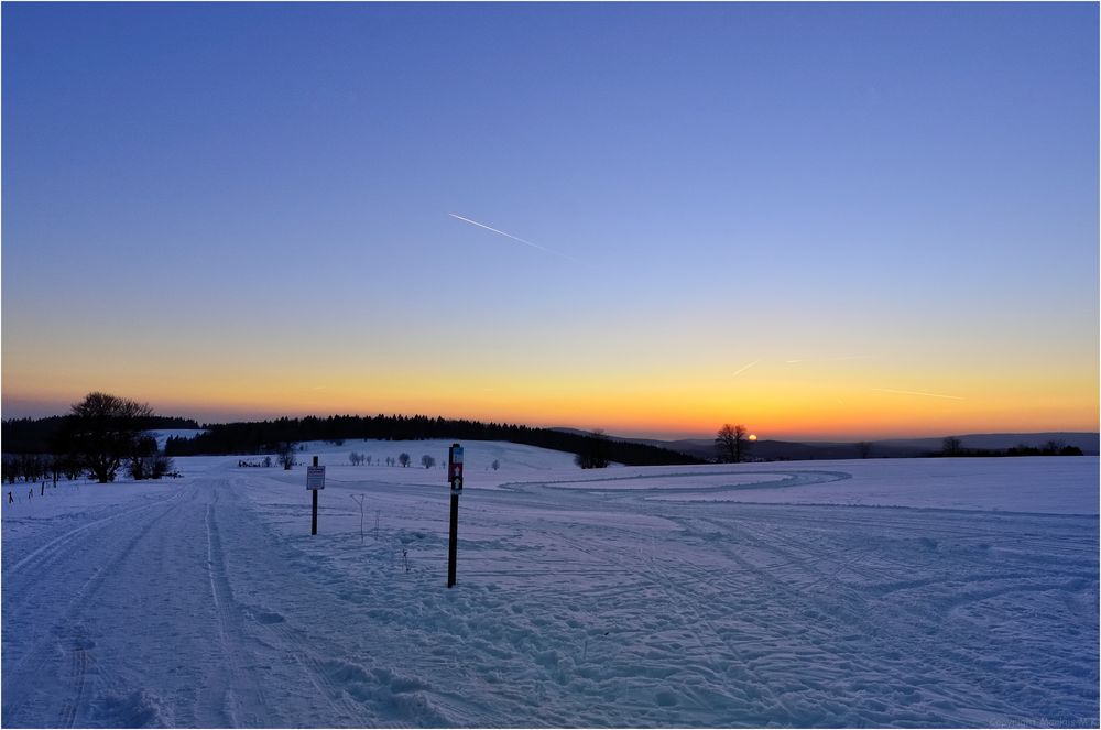 Oberharzer Sonnenuntergang