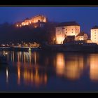 Oberhaus in Passau bei Nacht