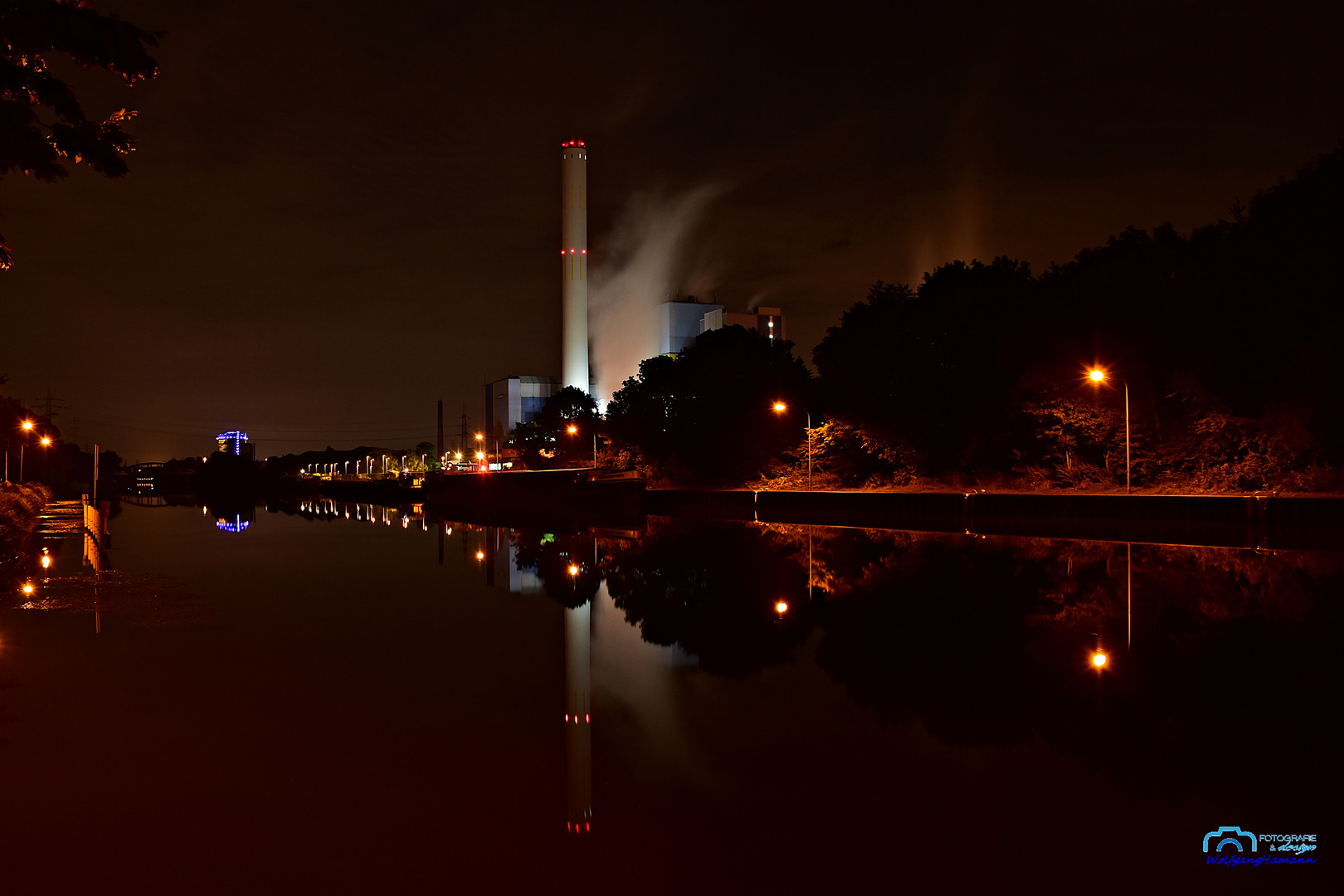 Oberhausen in den Abendstunden