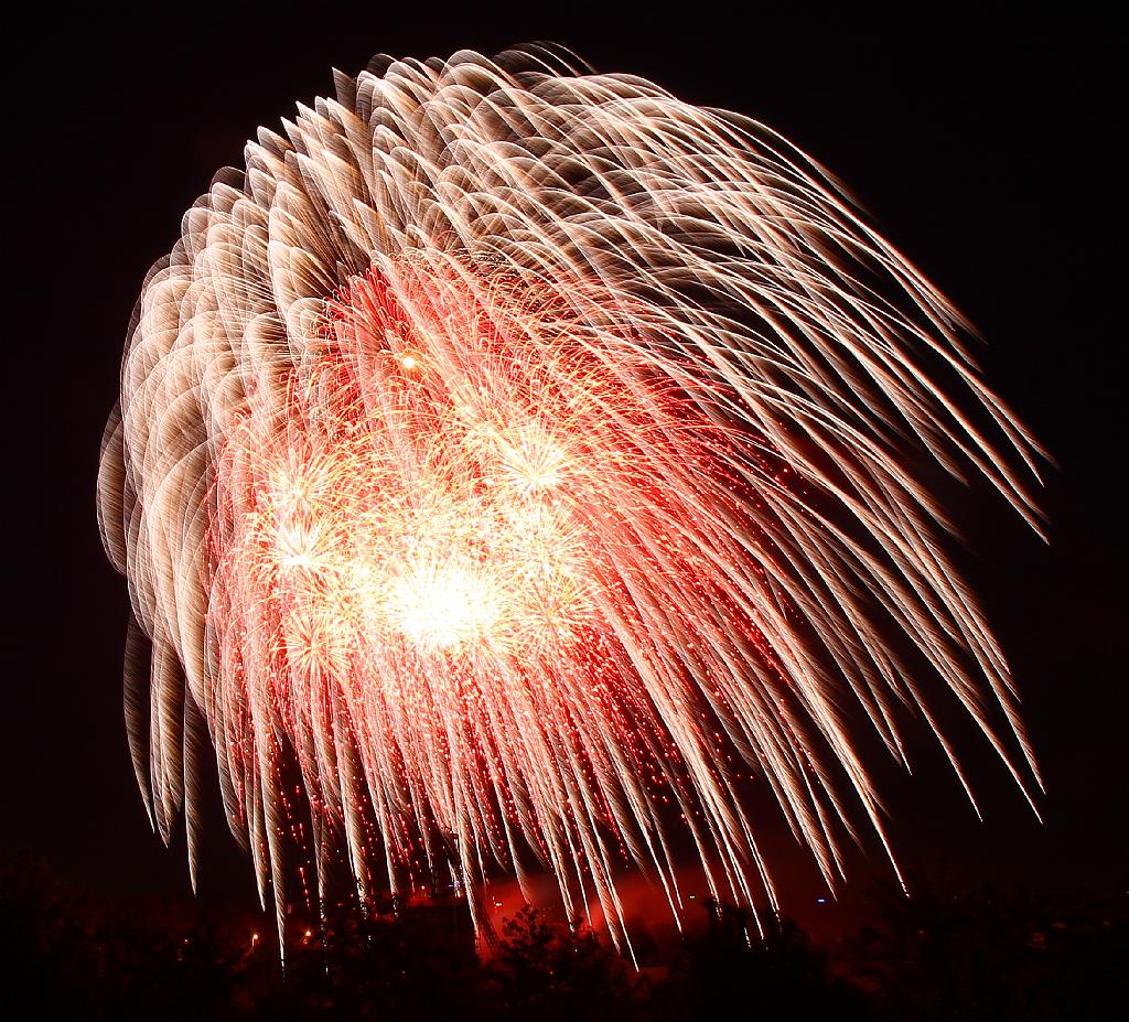 Oberhausen Sterkrade im Feuerwerk