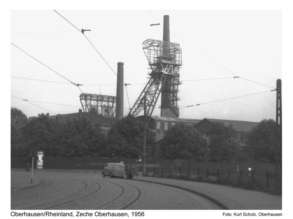 Oberhausen, Zeche Oberhausen, 1956