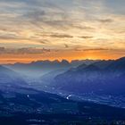 Oberinntal kurz nach Sonnenuntergang