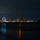 Oberkasseler Brücke bei Nacht