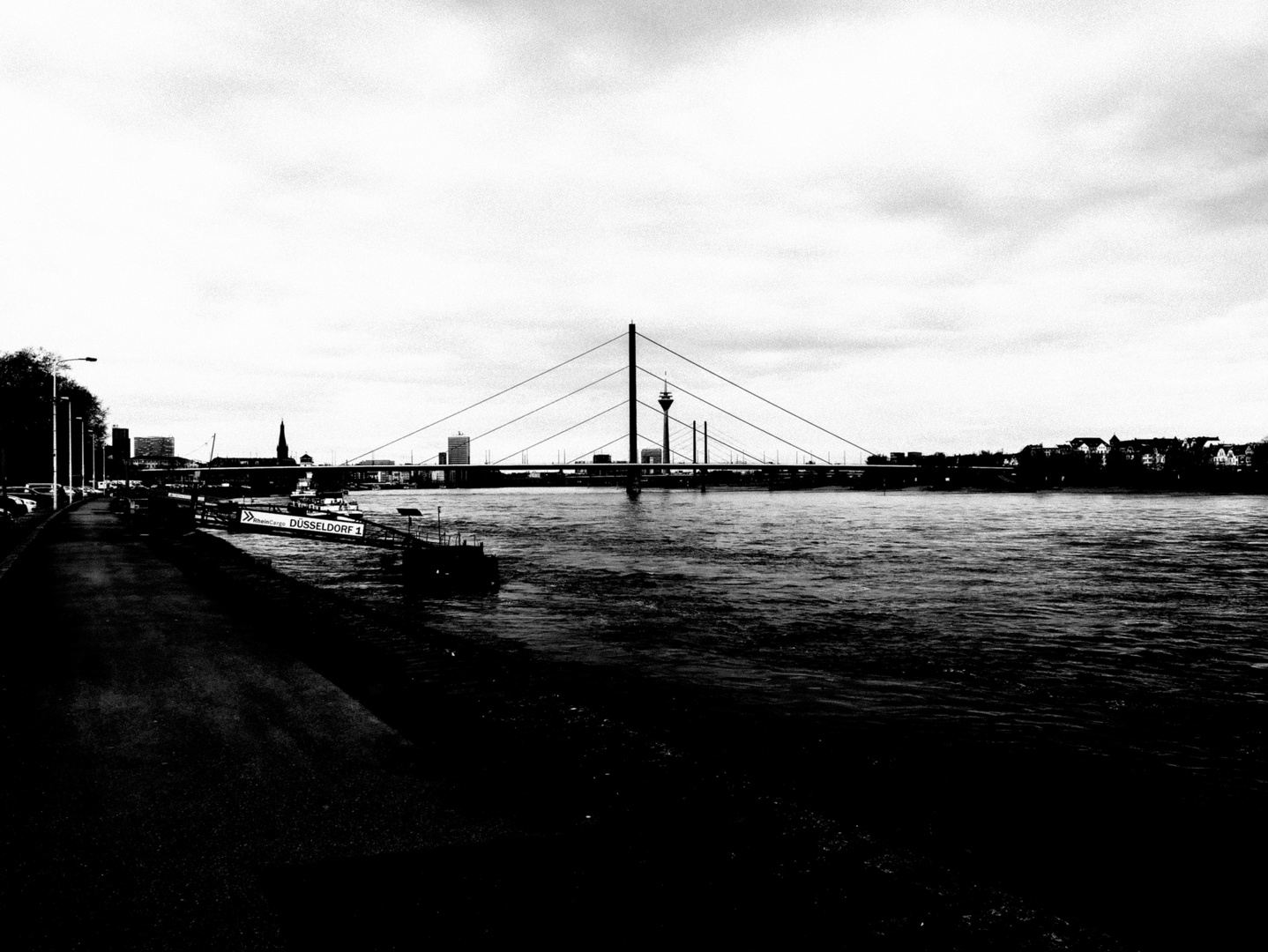 Oberkasseler Brücke Düsseldorf (P1010681)