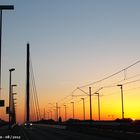 Oberkasseler Brücke & Sonnenuntergang