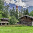 Obernberg in Tirol mit St. Nikolaus Kirche