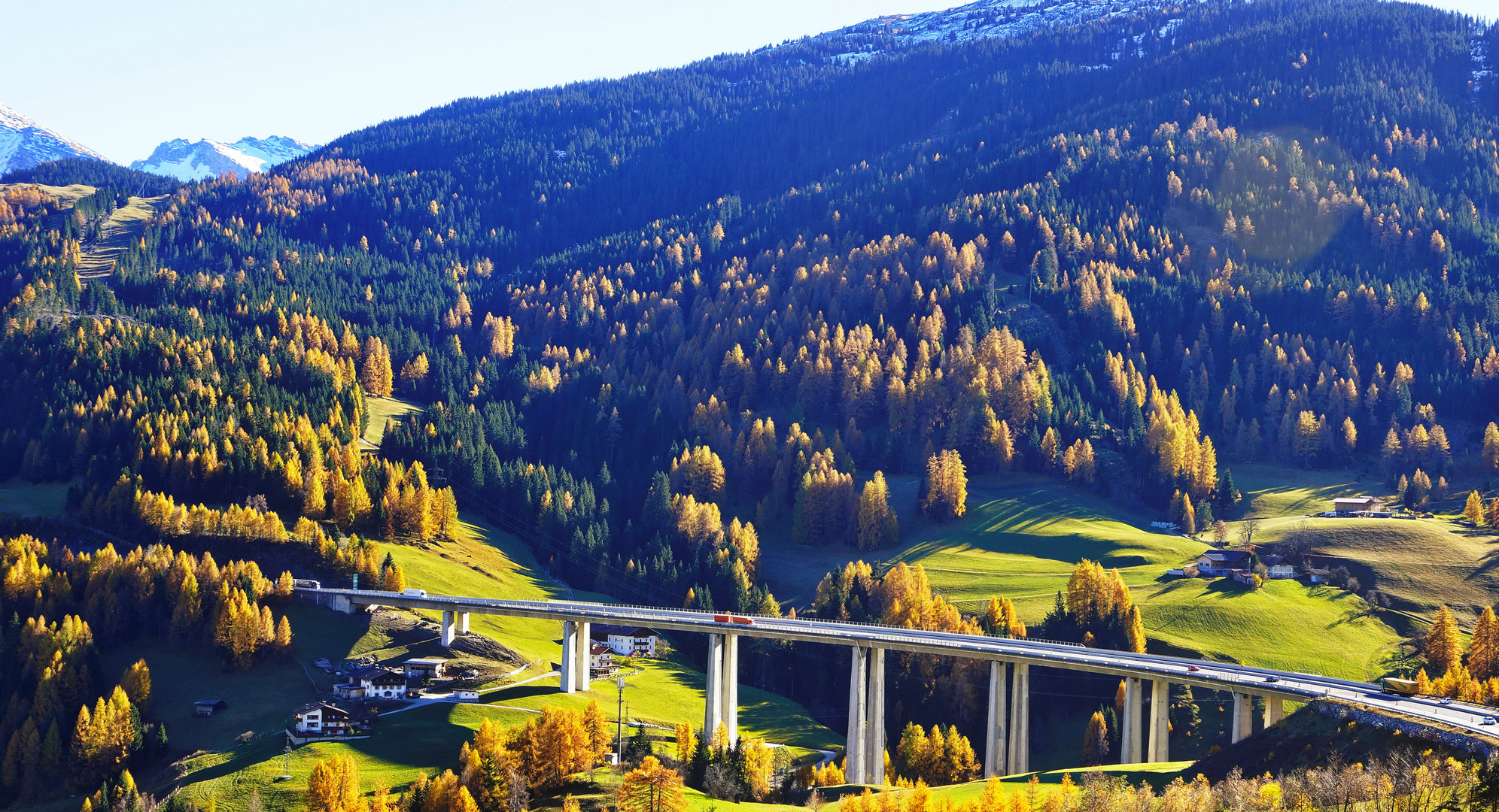 Obernbergerbrücke auf der Brennerautobahn