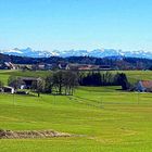 Oberschwäbische Landschaft bei Fön