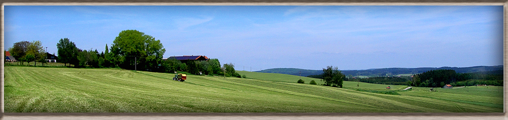 Oberschwäbische Landschaft im Mai