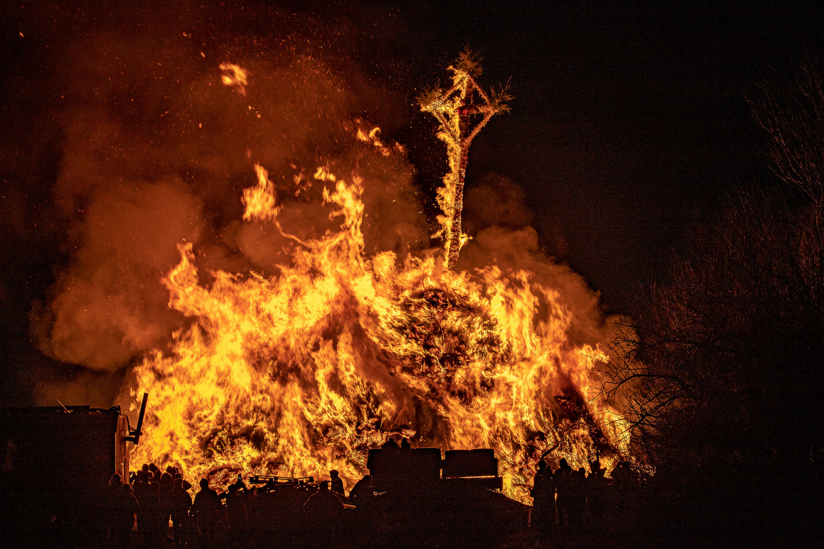 oberschwäbisches Funkenfeuer