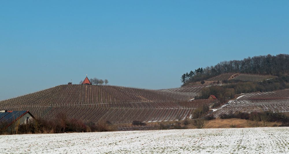 Oberschwarzach, die Kapelle auf dem Weinberg