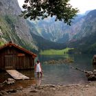 Obersee am Königssee im Naturpark Berchtesgadener Land