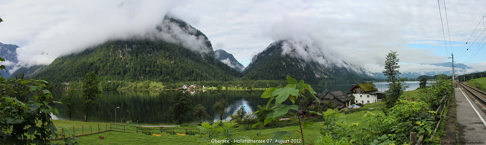 Obersee Haltestelle am Hallstättersee