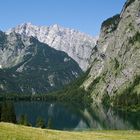 Obersee mit der Fischunkelalm im Vordergrund