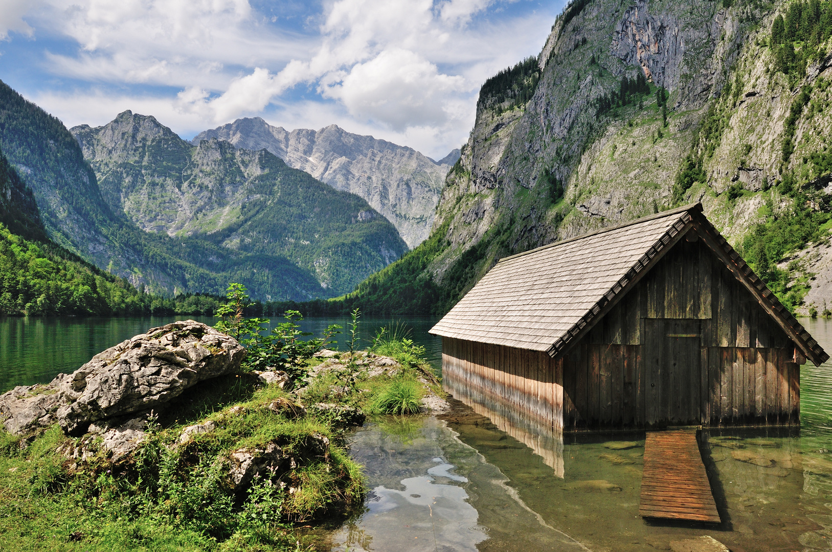 Obersee mit Hütte