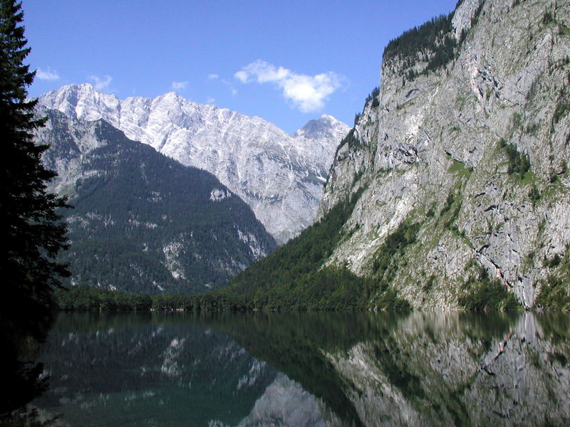 Obersee Richtung Watzmann von Rudolf Seidl