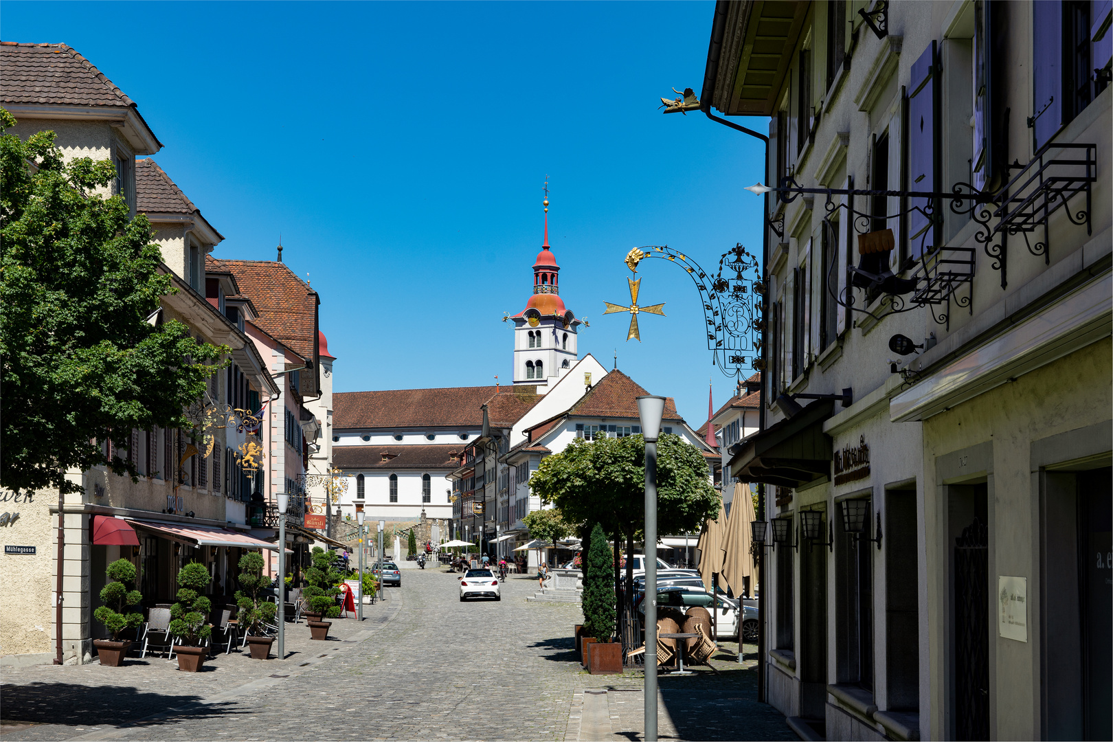 Oberstadt mit Pfarrkirche St. Georg