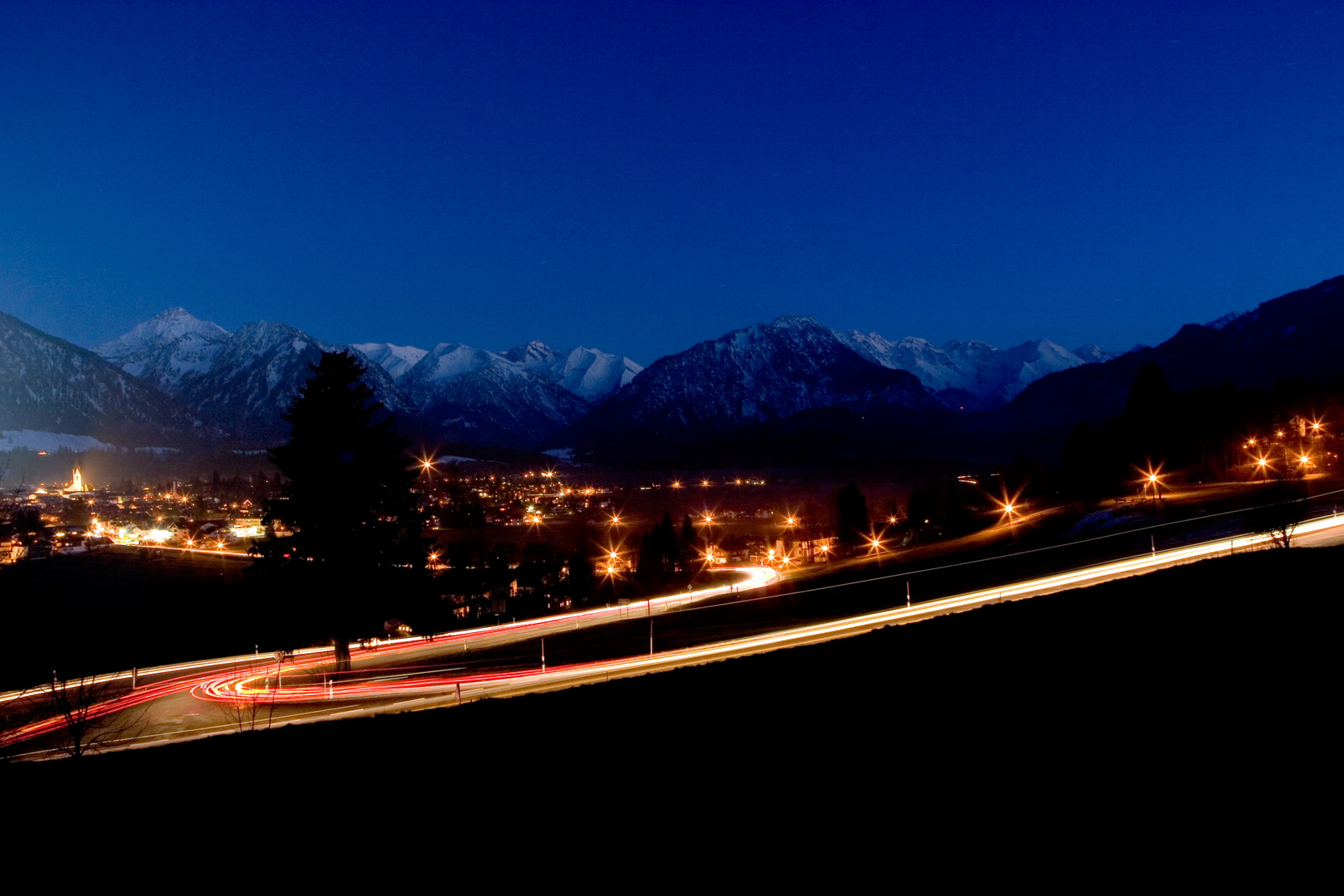 Oberstdorf am Abend