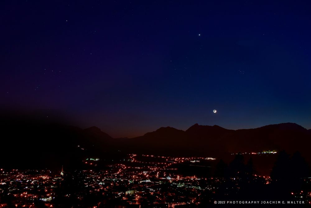 Oberstdorf bei Nacht