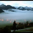 Oberstdorf im Morgennebel