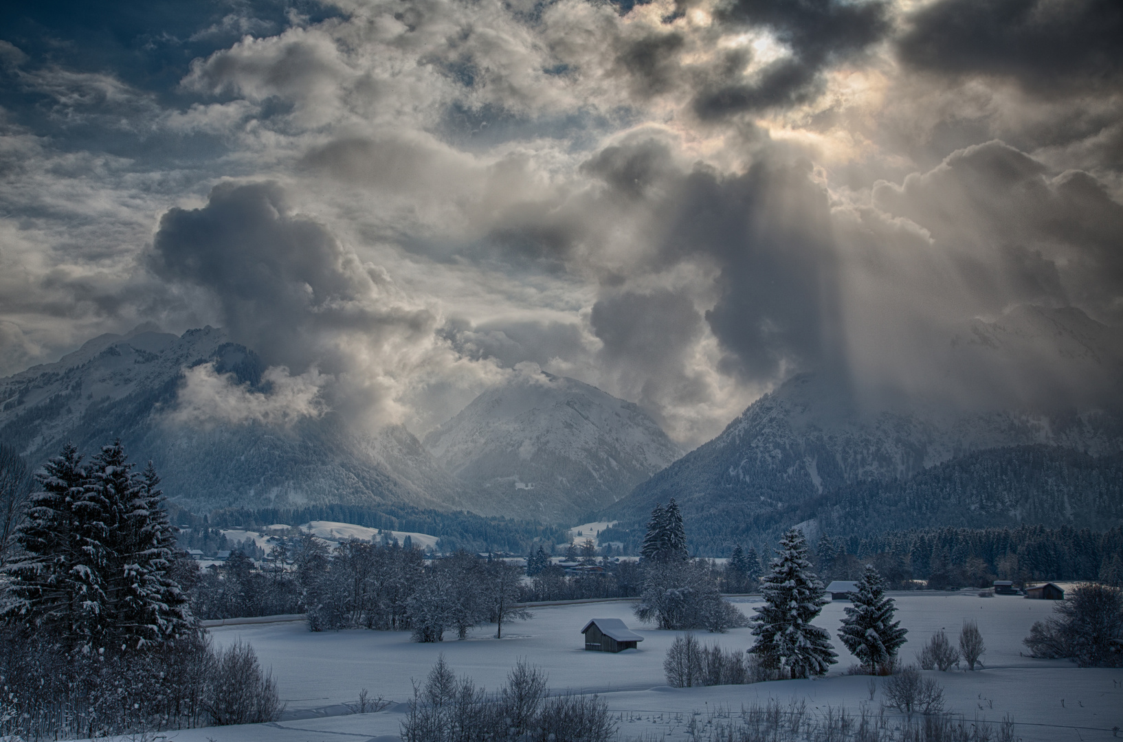 Oberstdorf, Lichtdurchbruch