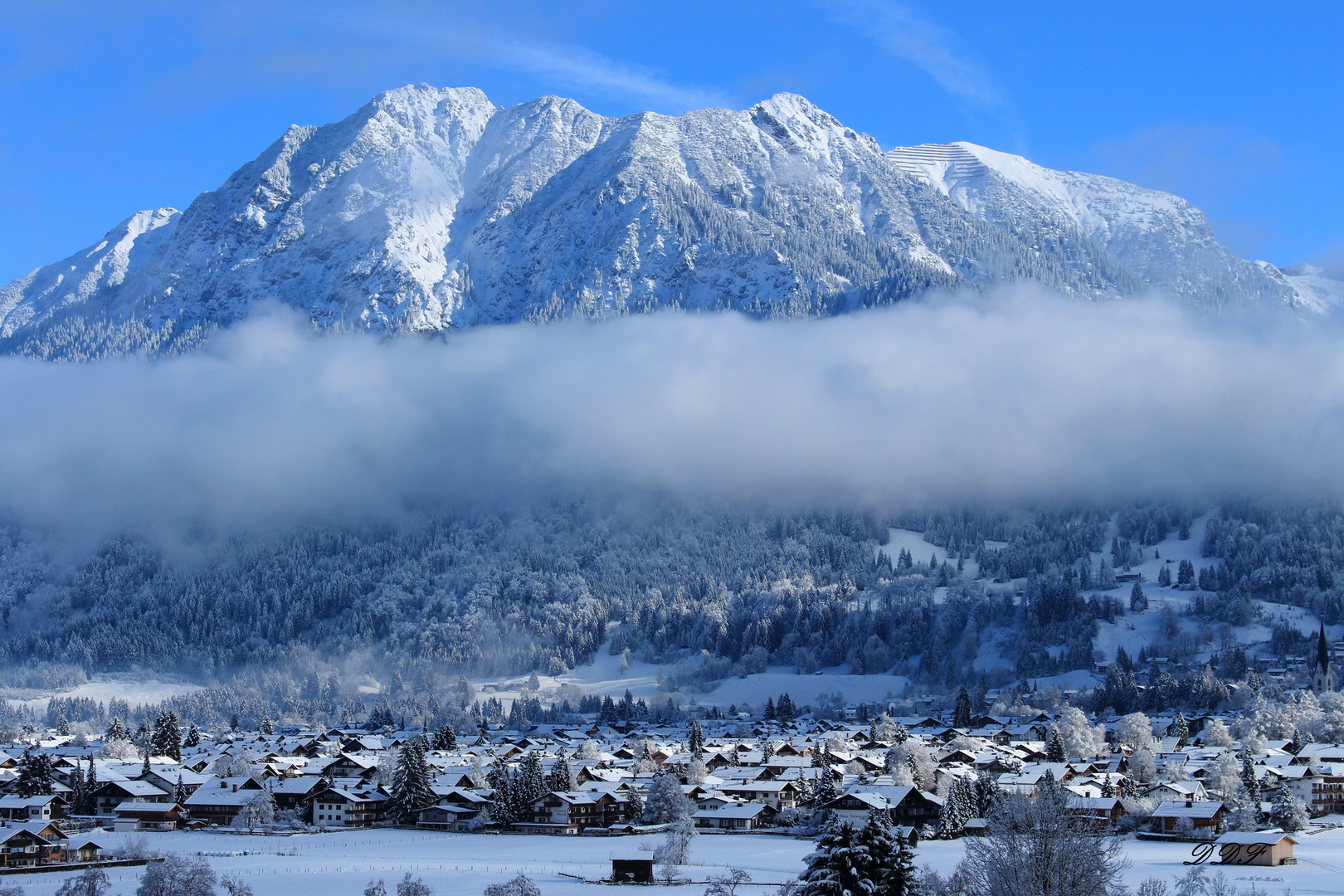 Oberstdorf mit Nebelhorn