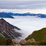 Oberstdorf unter der Wolkendecke