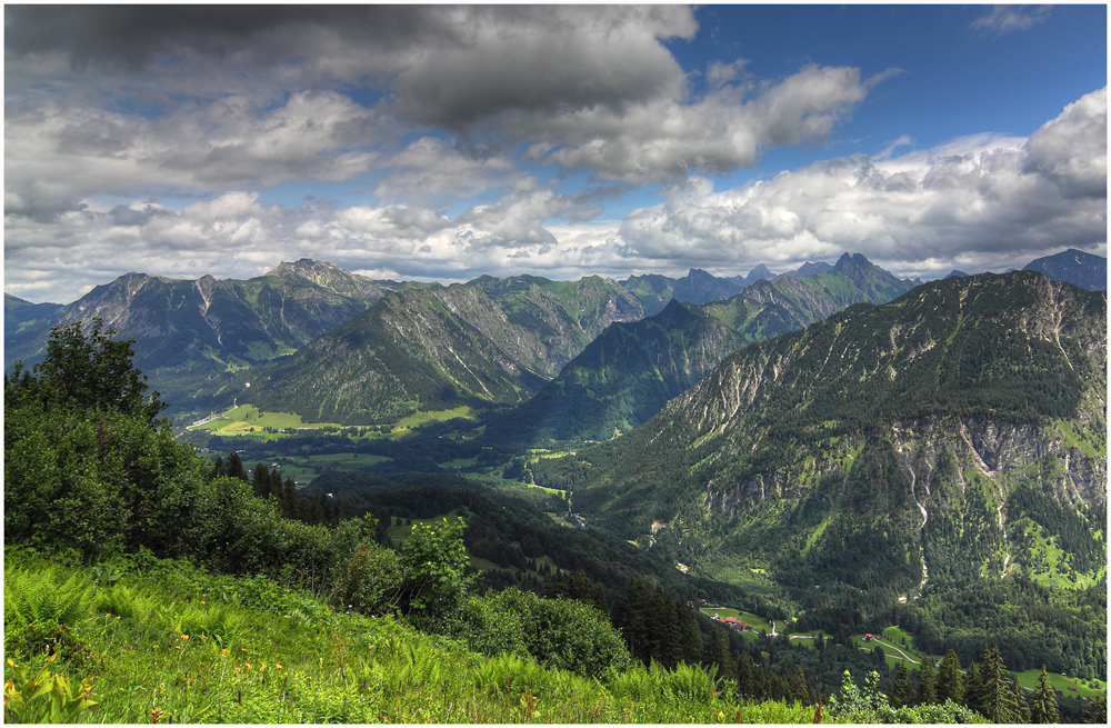 Oberstdorfer Berglandschaft