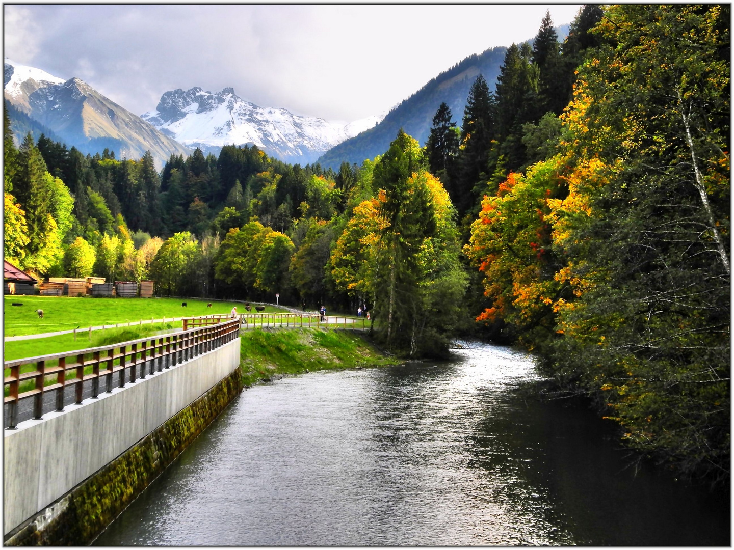 Oberstdorfer Trettach Foto & Bild | landschaft, bach, fluss & see ...