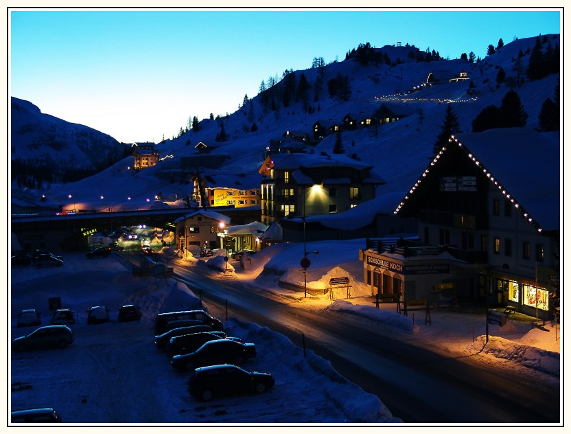 Obertauern am Abend