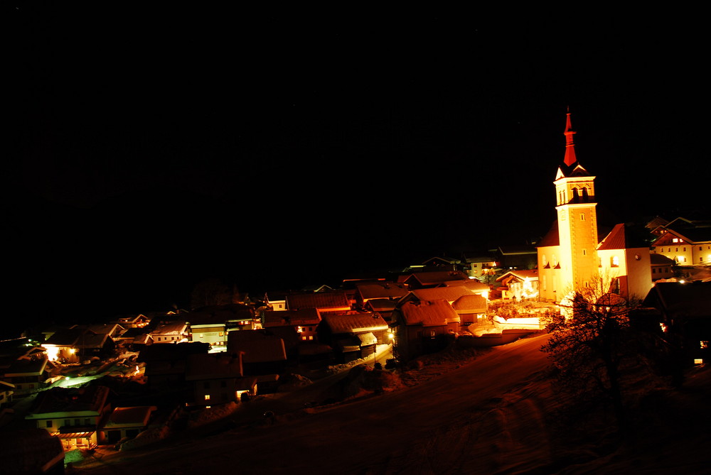 Obertilliach bei Nacht