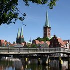 Obertrave mit Petrikirche - 1-250 Sek. f 11  18mm ISO  200