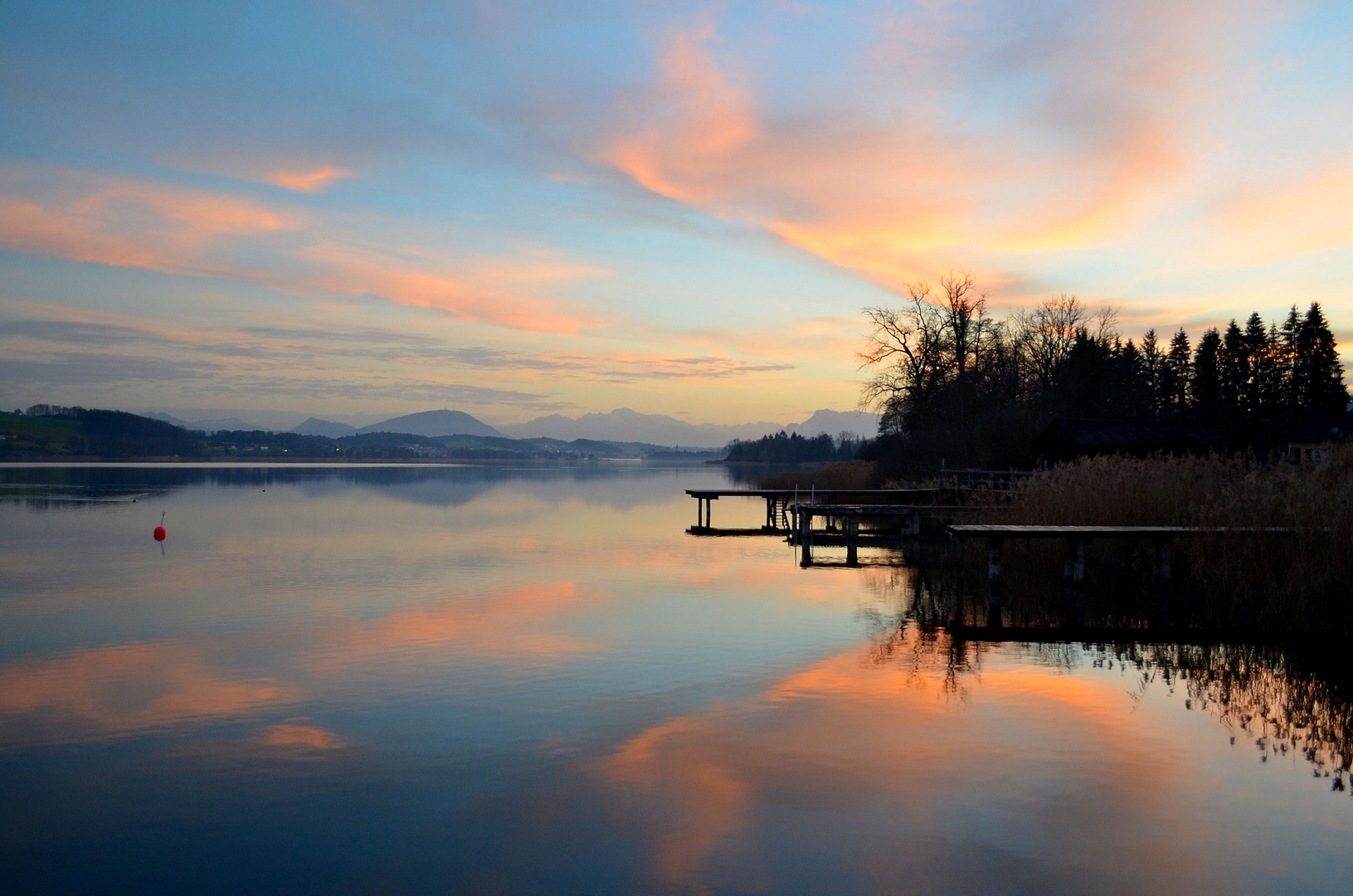 Obertrumersee im Dezember