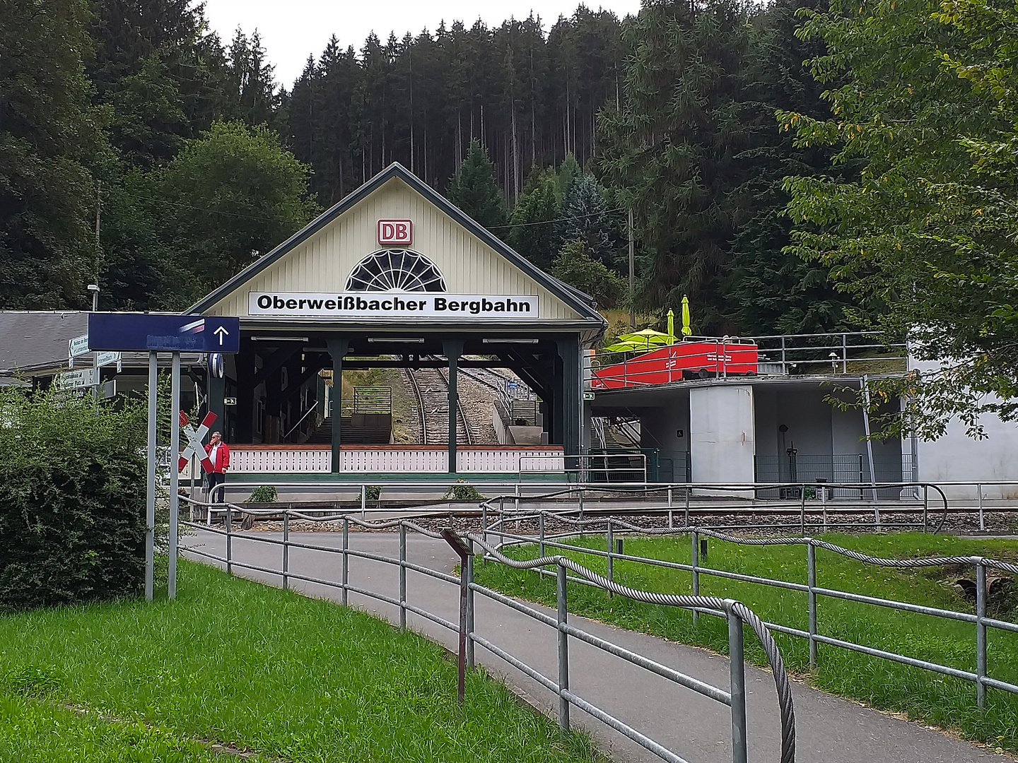 Oberweißbacher Bergbahn , Talstation