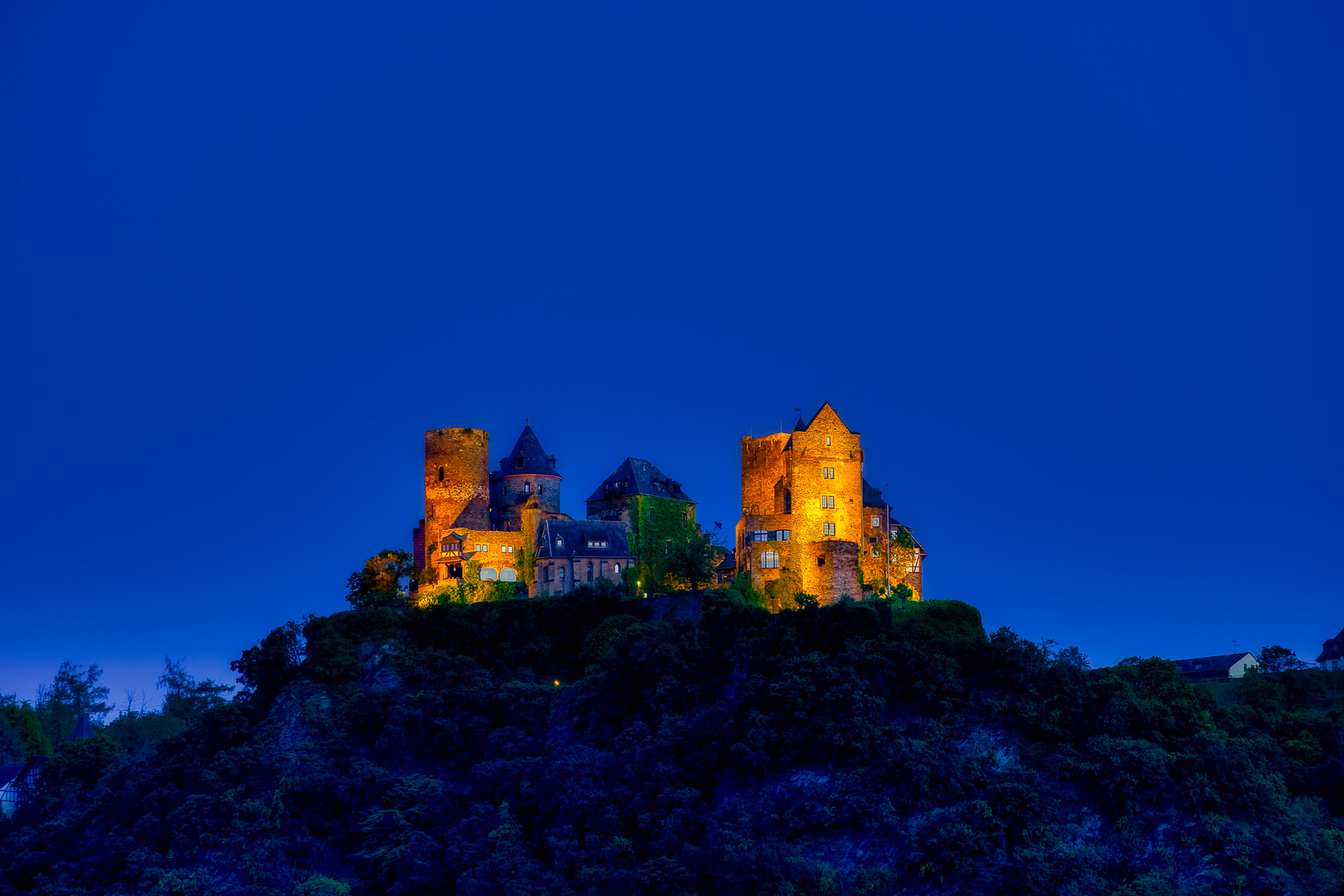 Oberwesel bei Nacht