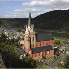 Oberwesel mit Blick auf die Liebfrauenkirche