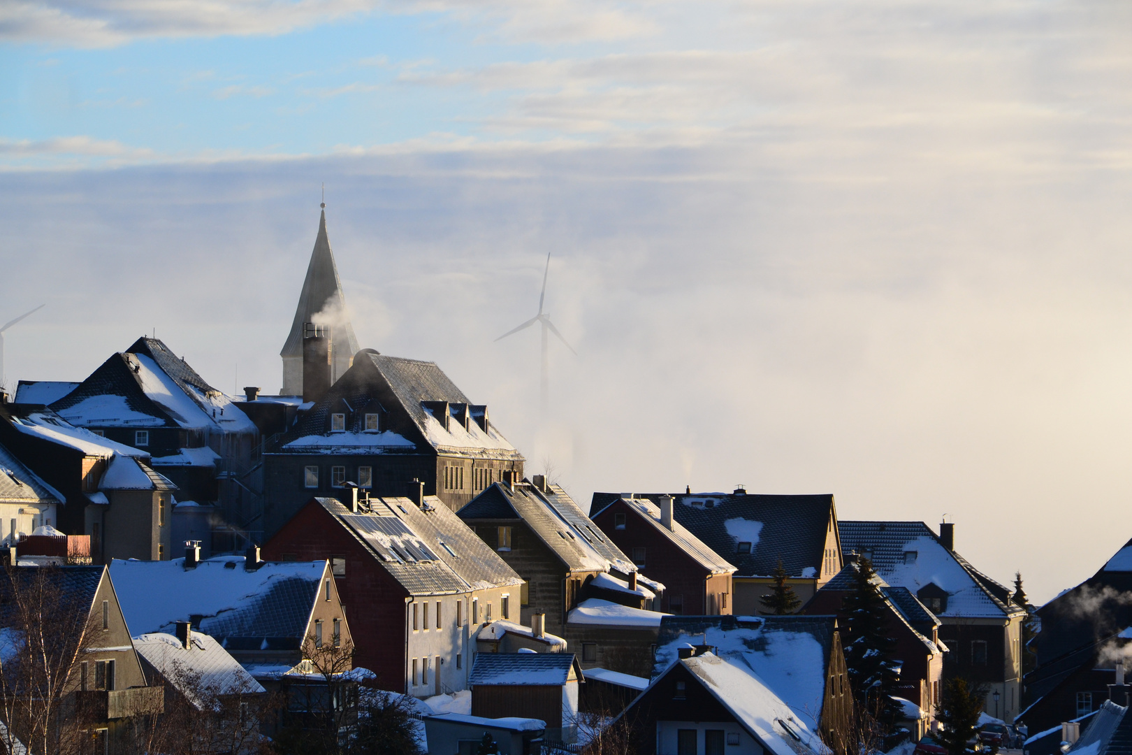 Oberwiesenthal am Morgen