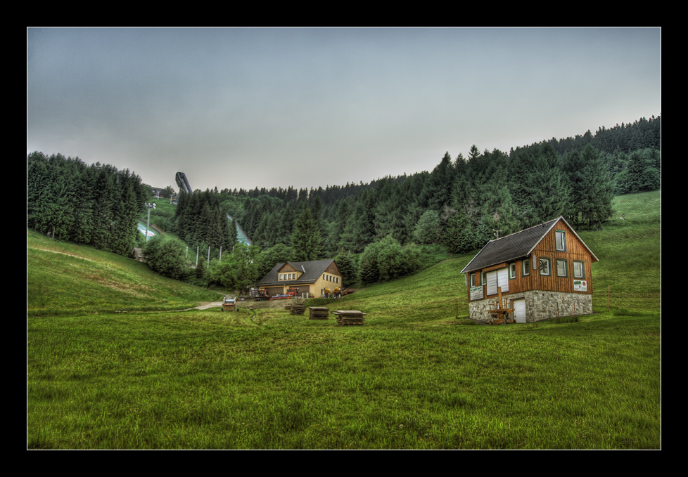 Oberwiesenthal (Blick zur Schanze)